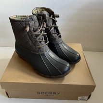 Women&#39;s Sperry Top-Sider Salt Water Quilted Nylon Boots In Box Size 8.5 - £39.31 GBP