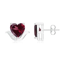 Kicky and Perky Sterling Silver Rhodolite Garnet Studs Earring Jewelry F... - $1,233.55 MXN