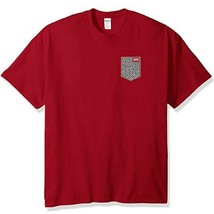 NWT NCAA Alabama Crimson Tide Men&#39;s Large Red Short Sleeve Shirt - £15.08 GBP