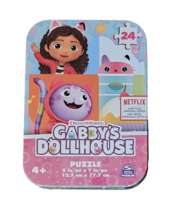 Spin Master 24 pc Puzzle in Tin - New - DreamWorks Gabby&#39;s Dollhouse - £6.33 GBP