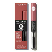 Revlon ColorStay Overtime Duo Liquid Lipstick + Clear Gloss 350 Bare Min... - $194.51 MXN