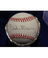 EDDIE MURRAY HOF 2003 500 HR &amp; 3000 HIT CLUBS SIGNED AUTO BASEBALL PSA/DNA - £94.16 GBP