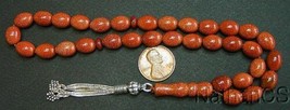 PRAYER WORRY BEADS KOMBOLOI BROWN GOLDSTONE AND STERLING - COMPLETE AND ... - £98.06 GBP