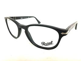 New Persol 3085-V 9000 Black 53mm Oval Rx Women&#39;s Eyeglasses Frame Italy  - $189.99