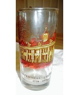 Bicentennial Drinking Glass Tumbler Clear 1776 - 1976 American History - $10.00