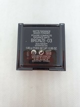New Laura Mercier Matte Radiance Baked Powder - Bronze 03, 0.06oz Travel Size image 3