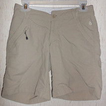 EXCELLENT WOMENS THE NORTH FACE DUNE BEIGE SHORTS   SIZE 0 - £19.74 GBP