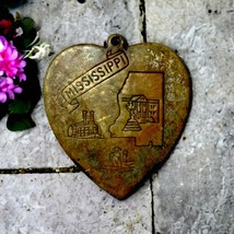 Late 1800s antique Mississippi heart pendant very old but still in good shape - £137.29 GBP