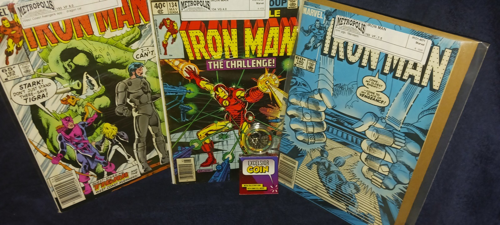3 STAN LEE IRONMAN CLASSICS/ W-2016 LIMITED ED. EXCELSIOR SILVER COIN  F... - $29.99