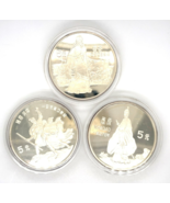 1985 Silver China 5 Yuan 3 of 4 Historical Figures Series II Proof Coin Set - $2,699.03 MXN
