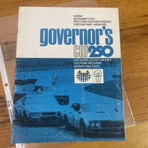 Vintage 1973 Governors Cup 250 Wis. State Fair Speedway Auto Racing Prog... - £6.89 GBP