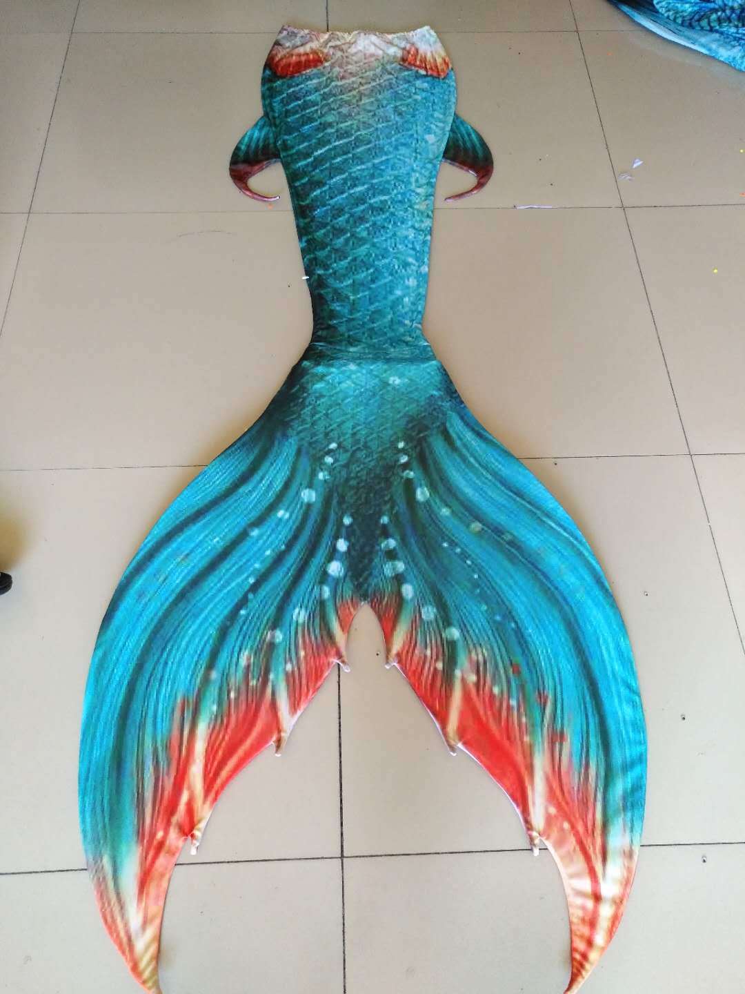 Swimmable Mermaid Tail with Monofin Bra for Adult and Women, Best Gift Iea