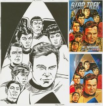 Tony Shasteen Star Trek Original Cover Art + Comic SIGNED by 24 Artists &amp; Print! - £1,206.16 GBP