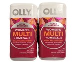 Olly Ultra Strength Women&#39;s Multi + Omega-3 (60 Softgels Each) 2 Pack EX... - £19.78 GBP