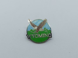 Wyoming Souvenir Pin with Bald Eagle FREE US SHIPPING - £8.29 GBP