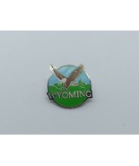Wyoming Souvenir Pin with Bald Eagle FREE US SHIPPING - £8.12 GBP
