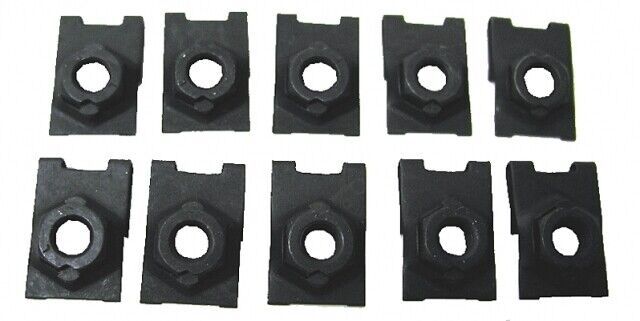 Corvette 1963-1964 U Nut Set Grille Mounting Replacement 10 Pieces - $19.75