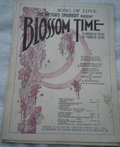 Blossom Time by A.M.Willner &amp; Heinz Reichert Sheet Music 1921 - $2.99