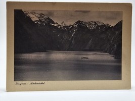 VINTAGE POSTCARD LAKE KONIGSEE THURINGIA GERMANY c. 1920 WHITE BORDER - £7.41 GBP