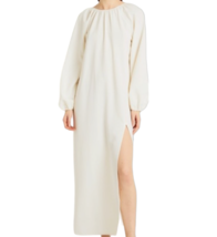 Hill House The Simone Dress Off White Flowy Textured Maxi Size Medium - £57.83 GBP