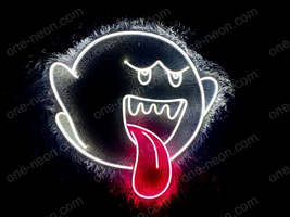 Cute Ghost Mario Boo | LED Neon Sign - £151.91 GBP+