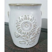 Yankee Candle Ceramic Sunflower Tarts Wax Warmer Stoneware Jug 5&quot; Tall - $30.70 CAD