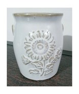 Yankee Candle Ceramic Sunflower Tarts Wax Warmer Stoneware Jug 5&quot; Tall - $417.19 MXN