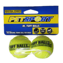 [Pack of 4] Petsport Jr. Tuff Balls Super Durable Tennis Balls for Dogs 2 count - £28.77 GBP