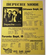 DEPECHE MODE 1993 Canadian Flyer 27*22 cm GCT Toronto Devotional Tour Ot... - $184.23 MXN