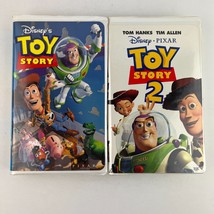 Walt Disney Pixar Toy Story 1 &amp; 2 VHS Video Tape Lot - £7.12 GBP