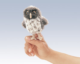Mini Spotted Owl Finger Puppet - Folkmanis (2638) - $8.99