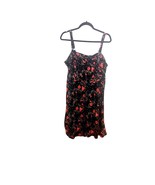 Torrid Size 2X Challis Mini Dress Black Floral Sweetheart Neckline Smocked - $466.91 MXN