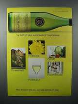 1981 Paul Masson Pinot Chardonnay Wine Ad - The Taste - £14.78 GBP