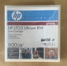 HP LTO3 Ultrium RW 800GB Data Cartridge C7973A Still Sealed - $9.99