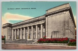 Indianapolis IN Public Library Indiana Postcard D42 - £5.19 GBP