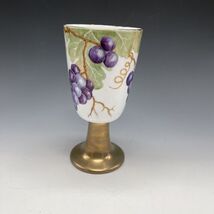 Hand Painted Vineyard &amp; Grapes Wine Goblet Cup 2004 Losi Brake 6.5&quot; - $18.00