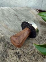 Coffee tamper, 51mm Walnut wood tamper, Stainless steel tamper, Handmade... - $1,279.47 MXN