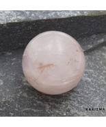 58.65Ct Rose Quartz Gemstone Crystal Sphere Healing Ball - $20.97