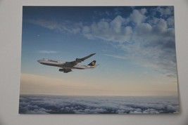 Lufthansa Airlines Boeing 747-8 Postcard Airplane Card Germany 2012 Airl... - £6.26 GBP