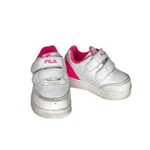 FILA White And Hot Pink Baby Shoes 3 7KM00001-155 - £13.97 GBP