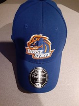 Boise State Collegiate Hat Cap Top Of The World Size Fitted S/M Premier Collec - £5.35 GBP