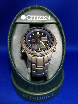 Vintage Citizen JR0006-51E Quartz Eco-Drive Titanium Watch (Original Owner!) - £371.53 GBP