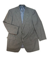 Polo Ralph Lauren Suit 42R Gray Worsted Wool Jacket Pants 36x29 Striped ... - £107.19 GBP