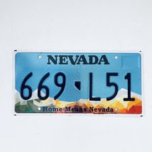  United States Nevada Home Means Nevada Passenger License Plate 699 L51 - £14.81 GBP