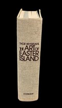 Vtg 1975 HC The Art of Easter Island Thor Heyerdahl First Edition Dust Jacket image 2
