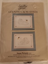 Something Special Vintage 1984 Counted Cross Stitch Kit Swan Pictures 50163 - $27.99
