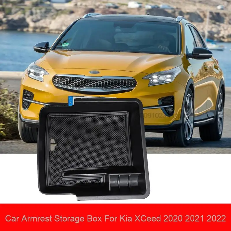 Storage box for kia xceed 2019 2020 2021 2022 central control container stowing tidying thumb200