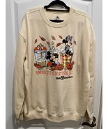Disney Parks WDW Halloween Pumpkin Spice &amp; Everything Nice Sweatshirt XX... - $1,162.09 MXN