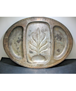 Vintage WM ROGERS Silver Plated Large Serving Tray Spring Flower 2075 21... - €26,23 EUR