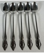 Oneida RAPHAEL Iced Tea Spoon Lot 5 Spoons Stainless 7.5” Replacements - £12.54 GBP